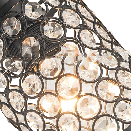 Crystal pendant lamp chrome finish alternate color