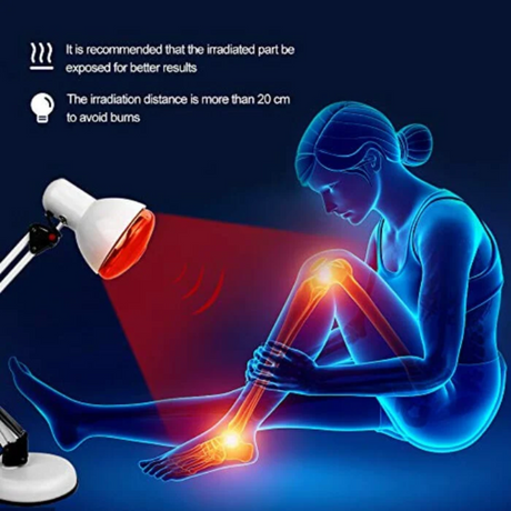 SolaraLux lamp with adapter and accessories