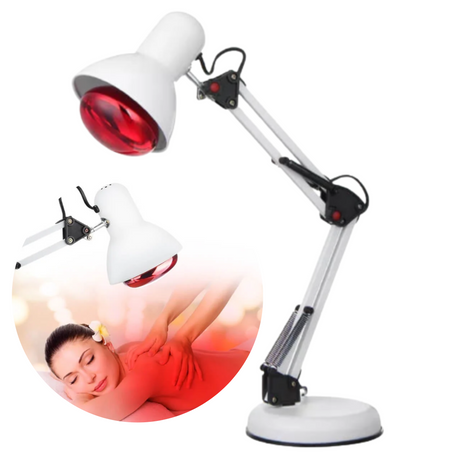 SolaraLux infrared therapy lamp with stand