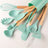 CulinaPro Silicone Cooking Tool Set in use for sauteing - OpalDwell