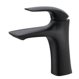 Single lever bathroom vessel faucet - above-counter vessel design