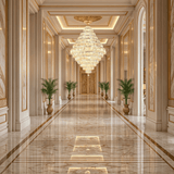 Averly Chandelier Droplet Design Living Room