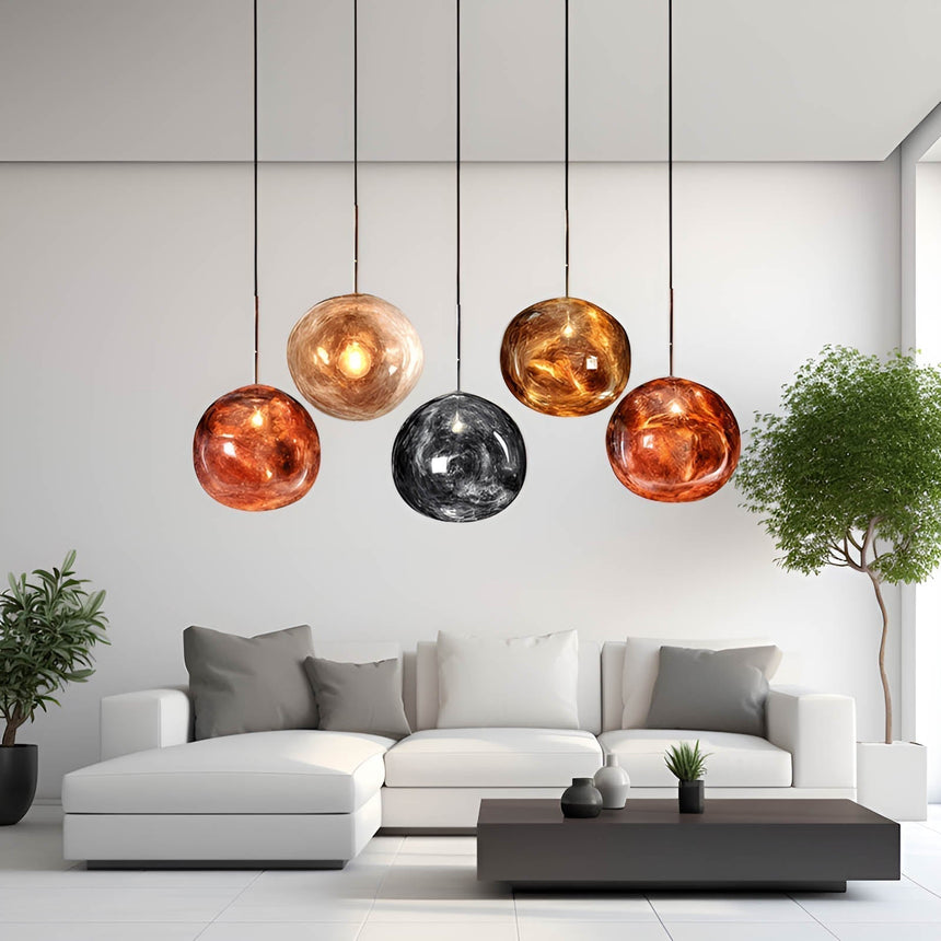 Handcrafted Resin Pendant for Living Room