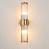 Gold wall sconce fixture