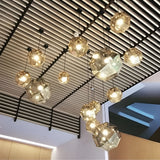 Geometric Round Pendant Light for Dining Room