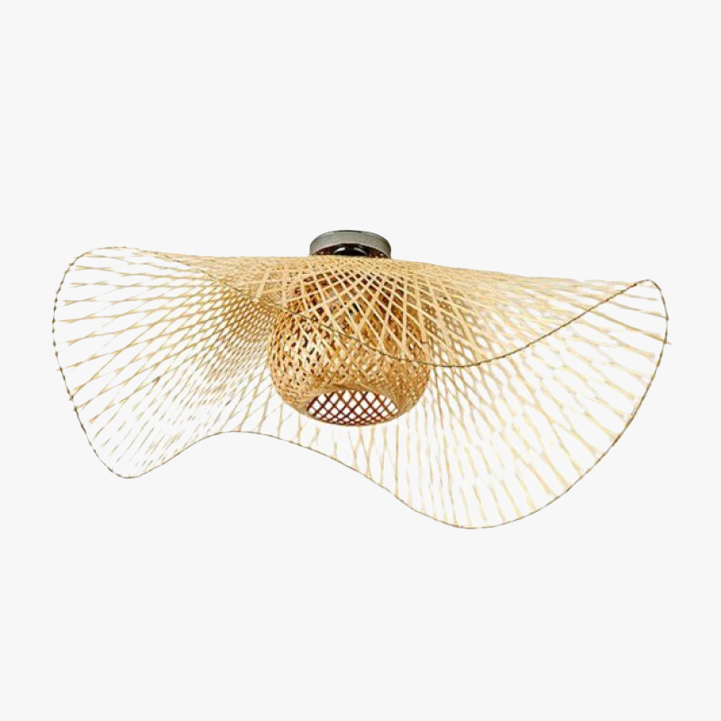 Boho rattan pendant lamp Japanese style