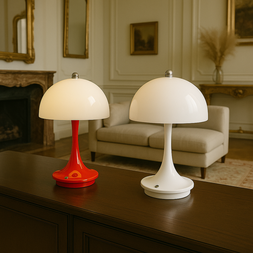 Modern vintage table lamp design