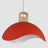 Black Metal Pendant Lamp with Integrated LED