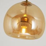 Round ceiling lamp installed in modern room