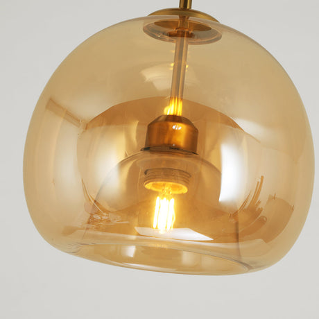 Round ceiling lamp installed in modern room