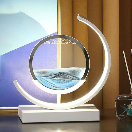 sand art sculpture lamp for bedroom ambiance