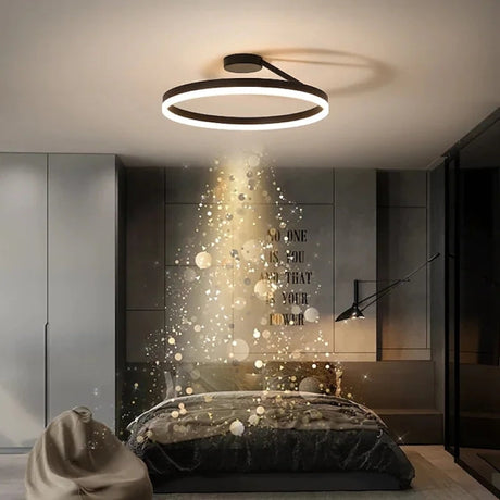Cresta Ceiling Light Side Angle Detail View - OpalDwell