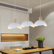 Black Metal Pendant Light for Bedroom Ambient Glow