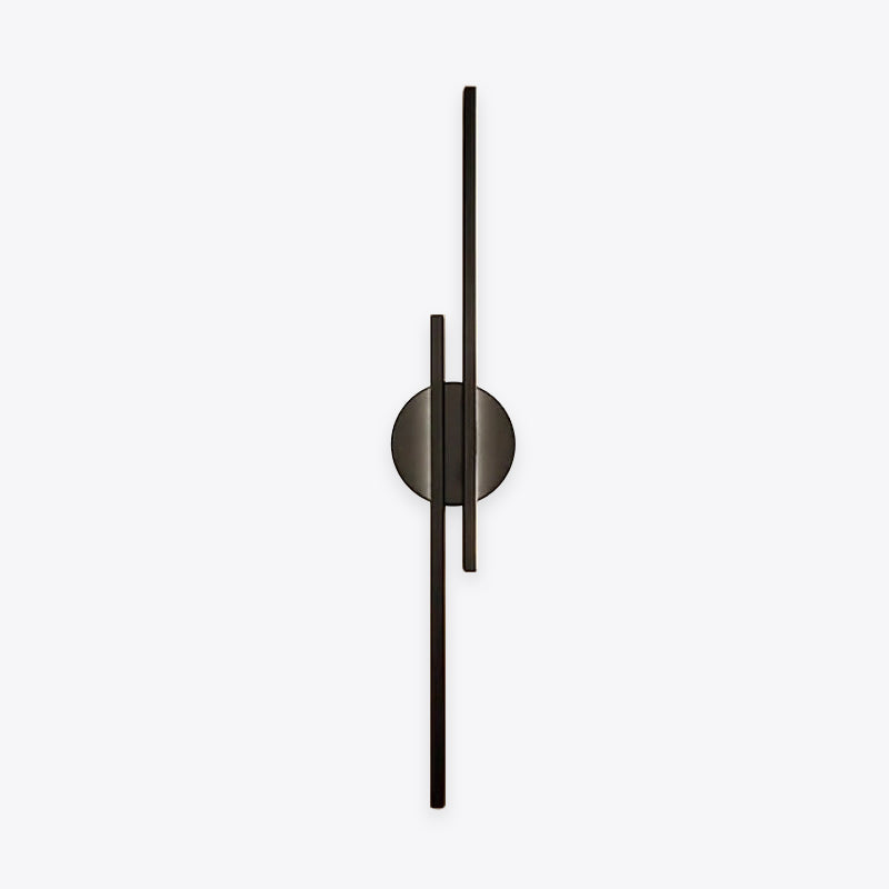 Wall Lamp - Metal and Silica Nordic Disc and Linear Design | OroDwell