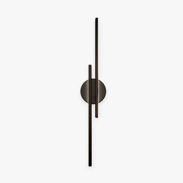 Fjordra Wall Lamp - Metal and Silica Nordic Disc and Linear Design | OroDwell