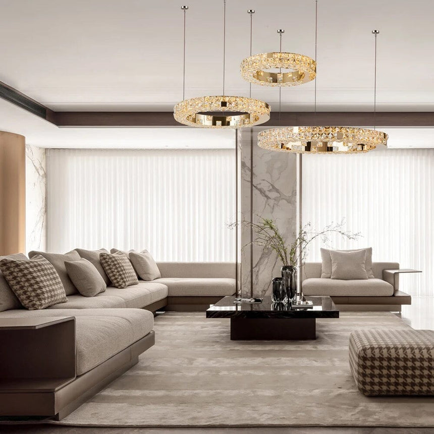 dimmable led ring pendant light