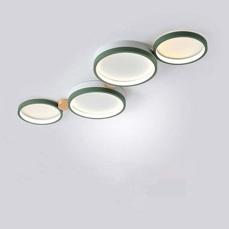 White Metal Ceiling Light for Small Space Decor