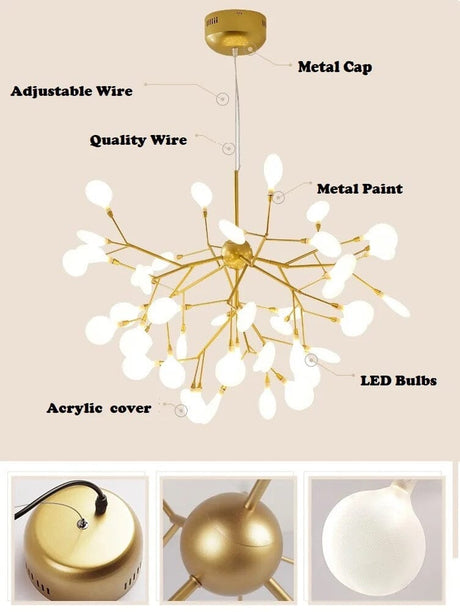 dimmable chandelier for loft apartments