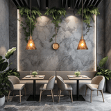 Stone Pendant Light Interior Lighting Accent