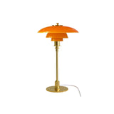 Table lamp warm glow evening ambiance