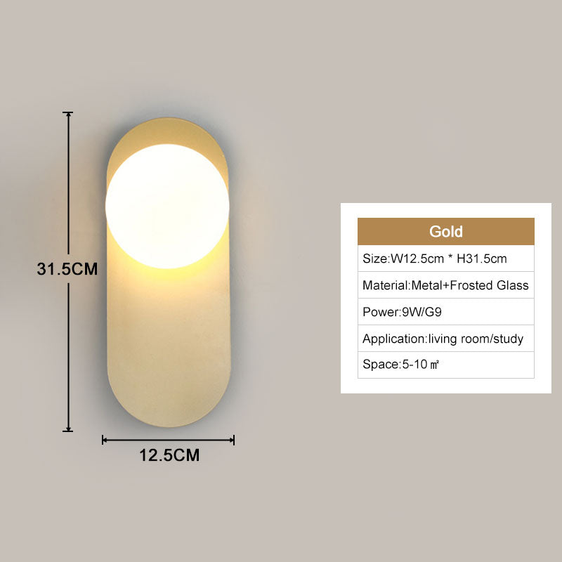 LumaNova LED Wall Light for Bedroom and Living Room