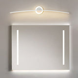 Led bathroom mirror wall light - even ambient illumination