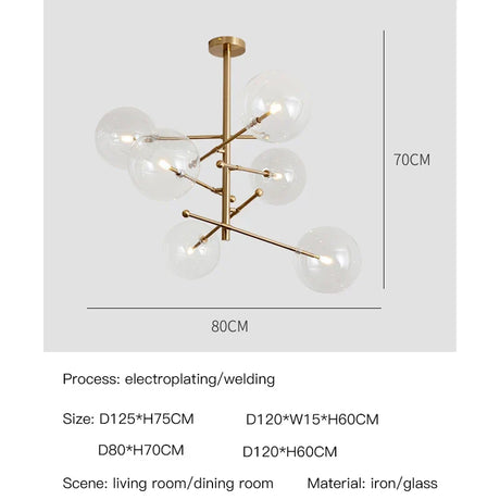 Sorren LED Crystal Chandelier - Ceiling Fixture Detail