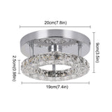 Crystal Ceiling Lamp for Study Room