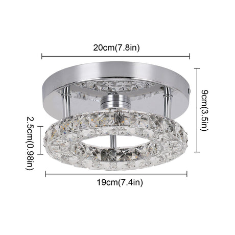 Crystal Ceiling Lamp for Study Room