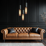 Cyber-style pendant light for commercial spaces