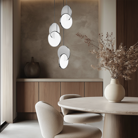 Steel Pendant Light LED for Outdoor Spaces