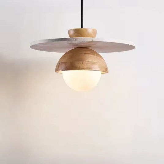 Wood Pendant Light for Kitchen Decor