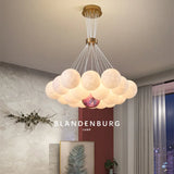 milk glass globe pendant chandelier