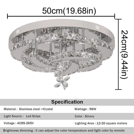 Roselle Chandelier Flush Mount Installation