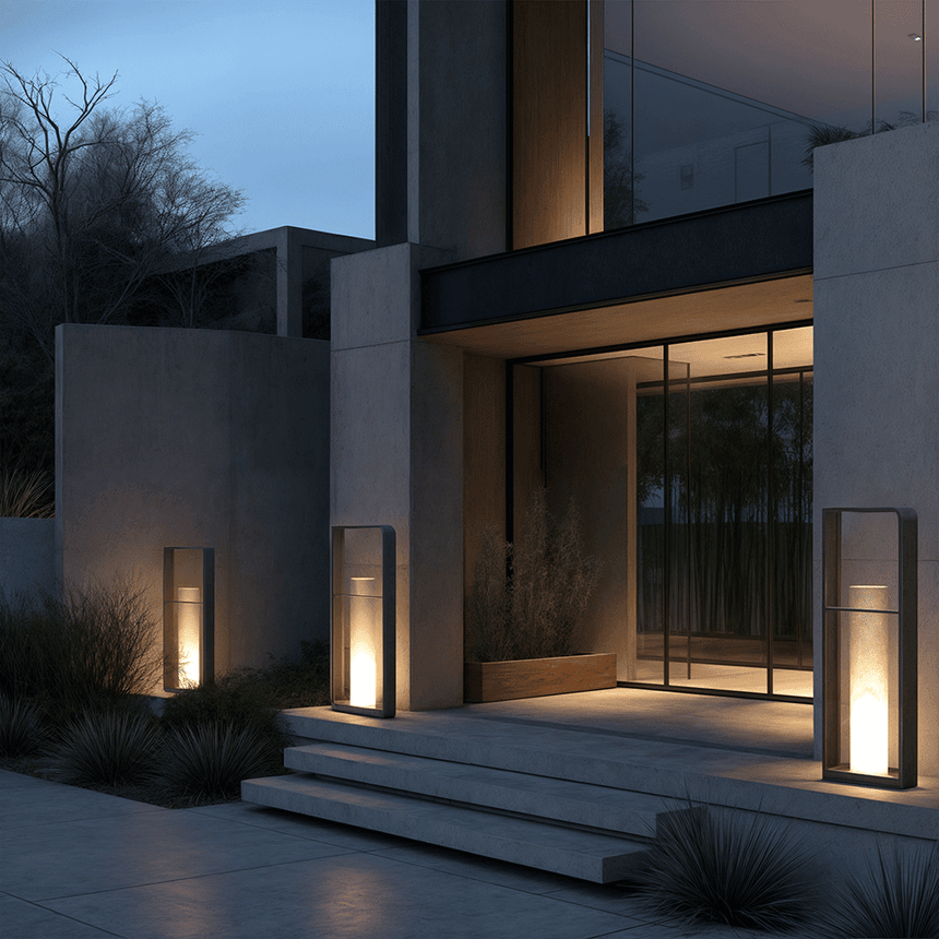 Solar-Powered Lamp for Porch and Balcony