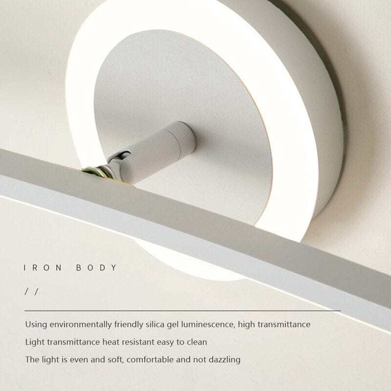 Led bathroom mirror wall light for small bathroom spaces
