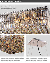 Crystal Chandelier Cord Pendant Installation