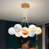 glass chandelier bubble design for dining room