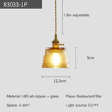 Pendant light for entryway decor accent
