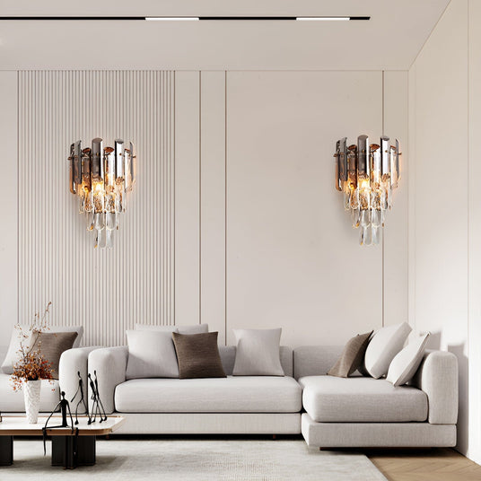 Stainless Steel Wall Sconce Fixture Detail