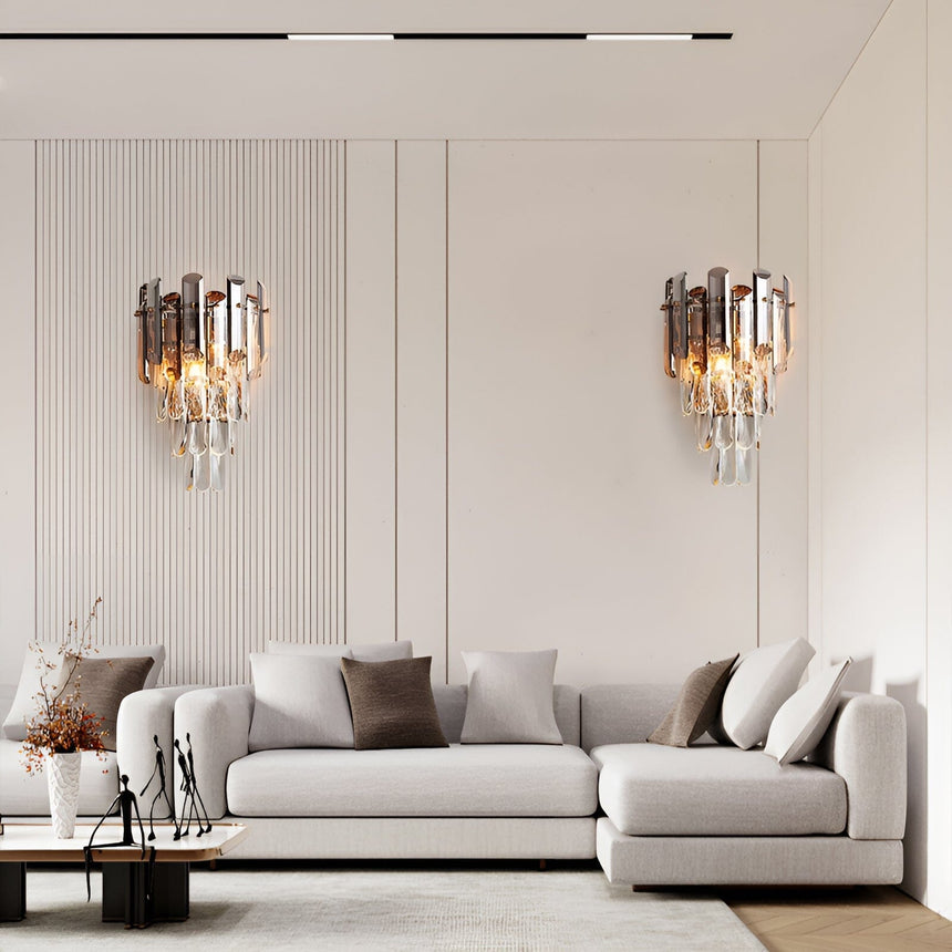 Stainless Steel Wall Sconce Fixture Detail