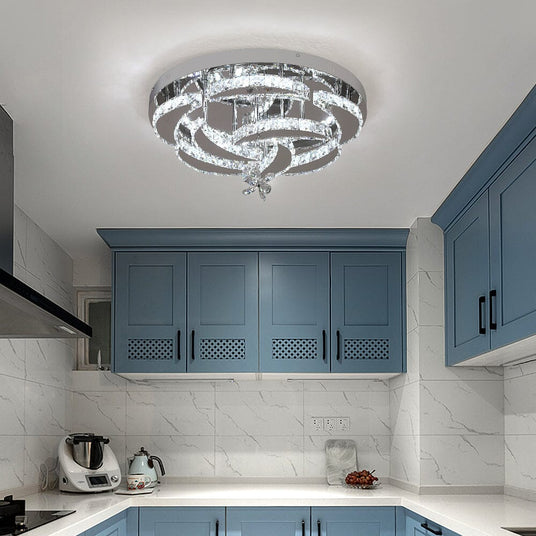 Crystal Tier Chandelier for Modern Living Rooms