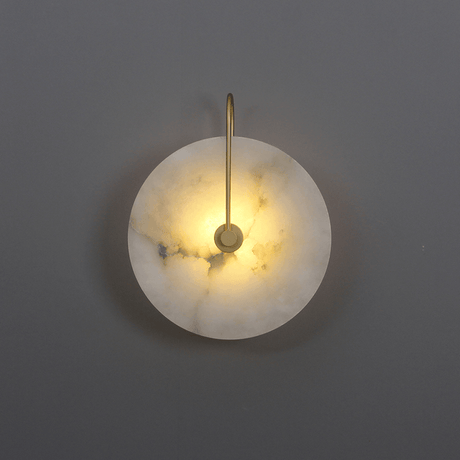 Snowflake Pattern Wall Light Close Detail