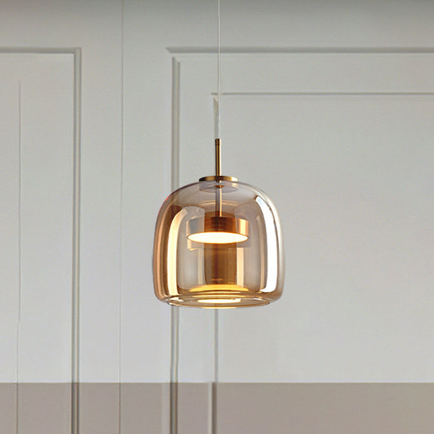 Gold pendant light for living room