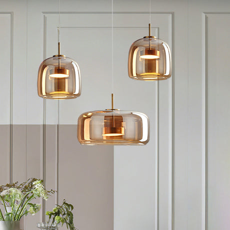 Retro Glass Pendant Light for Modern Homes