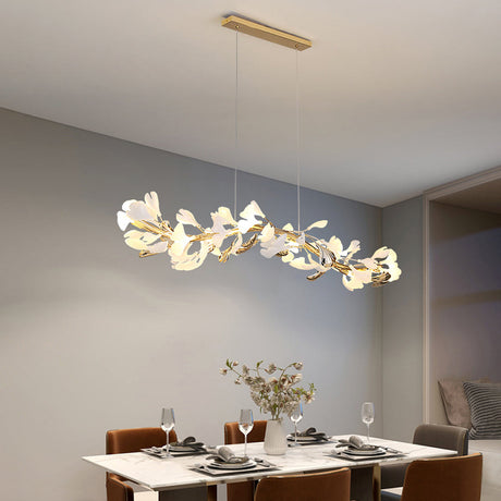 CeraLuxe Ceramic Chandelier for Bedroom and Living Room