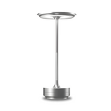 Square wooden base LED table lamp variant