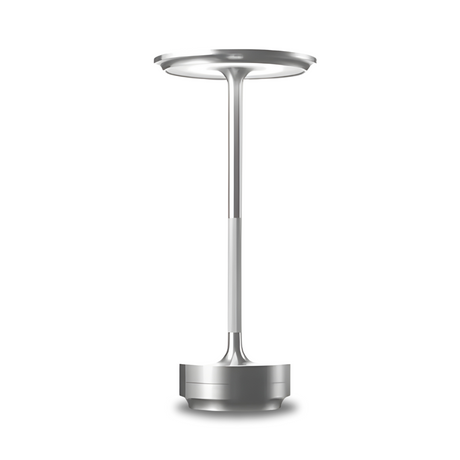 Square wooden base LED table lamp variant