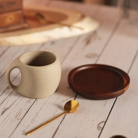 Hana Zen Ceramic Coffee Cup Set smooth ceramic finish - OpalDwell