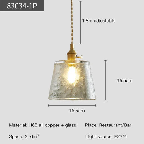 Pendant light for dining room accent decor